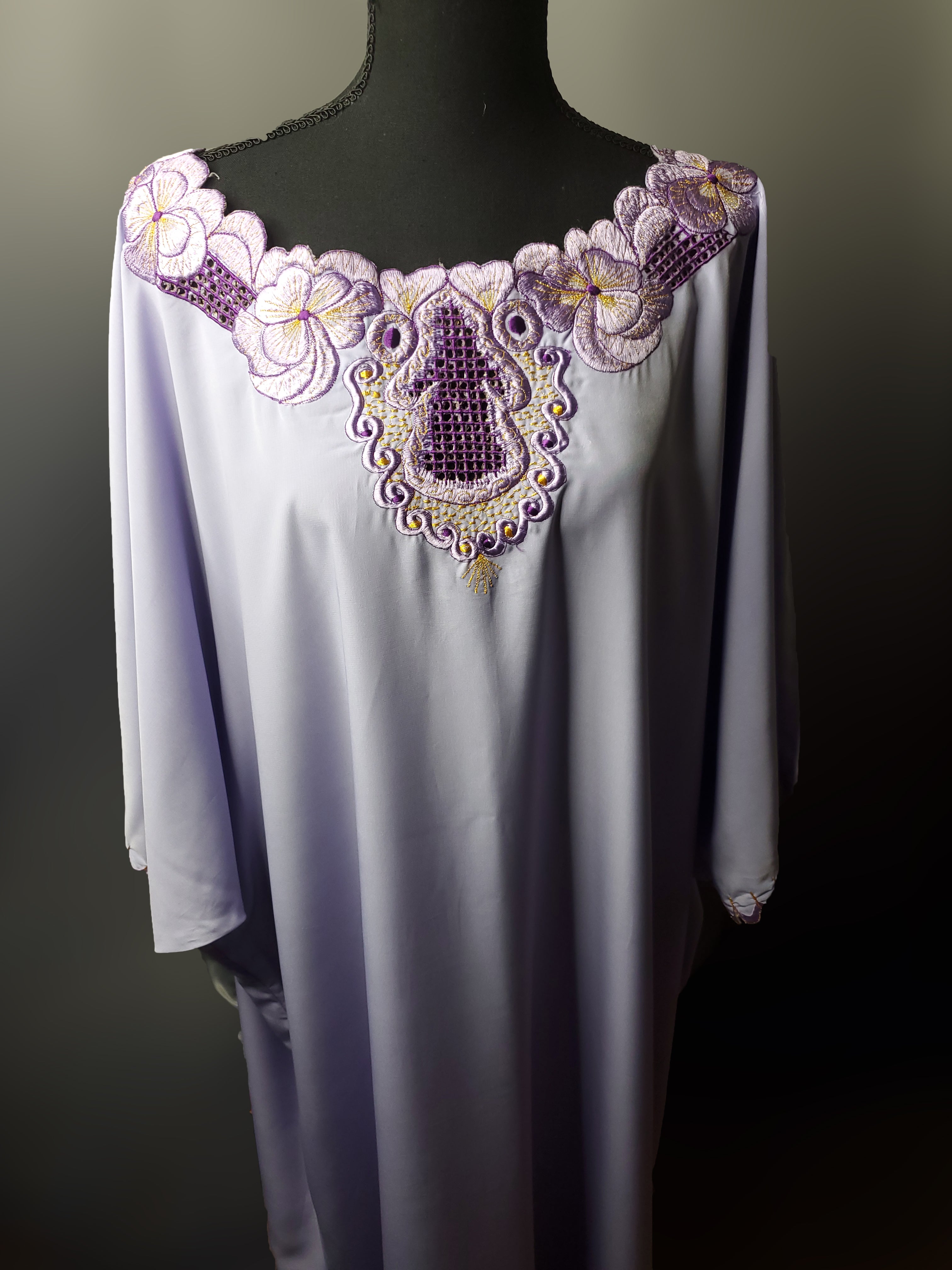 Lilac African Gown