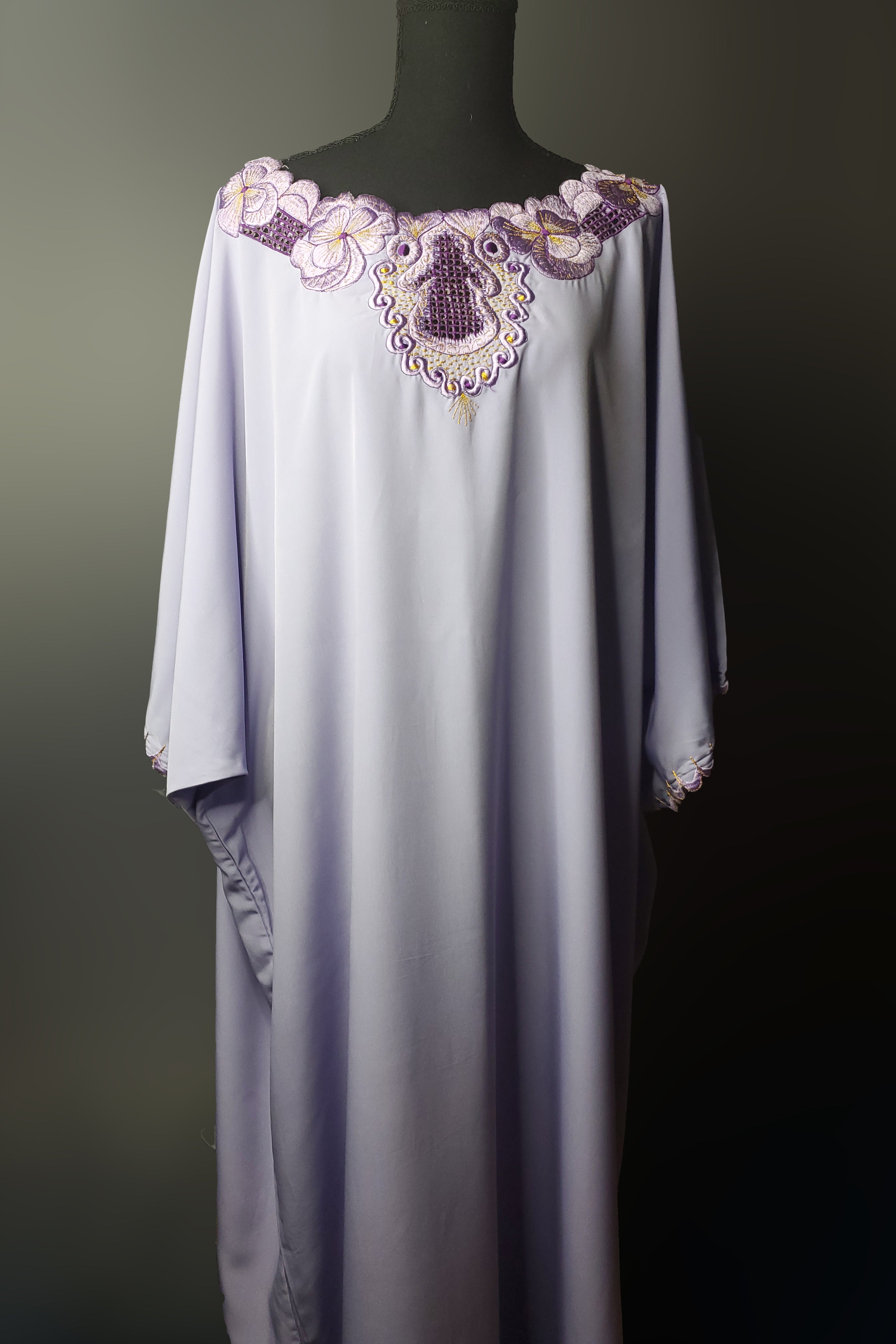 Lilac African Gown