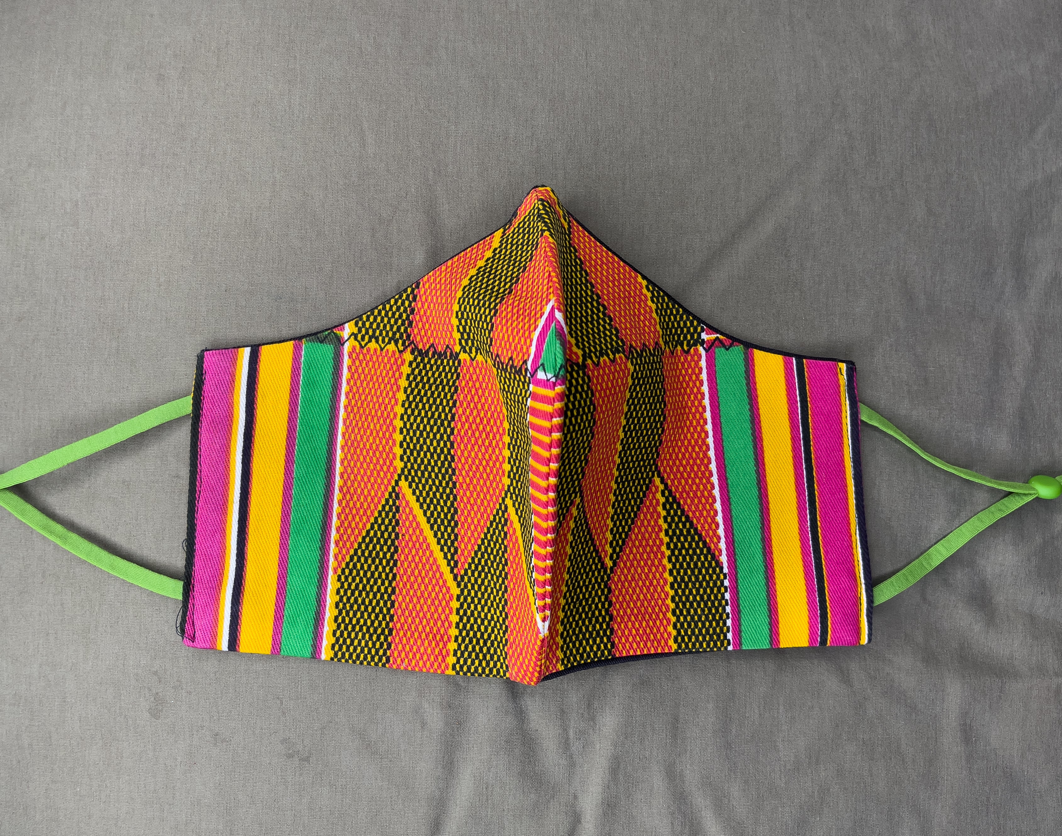 Kente Face Mask (Adjustable/Two-Layer/Non-Medical)