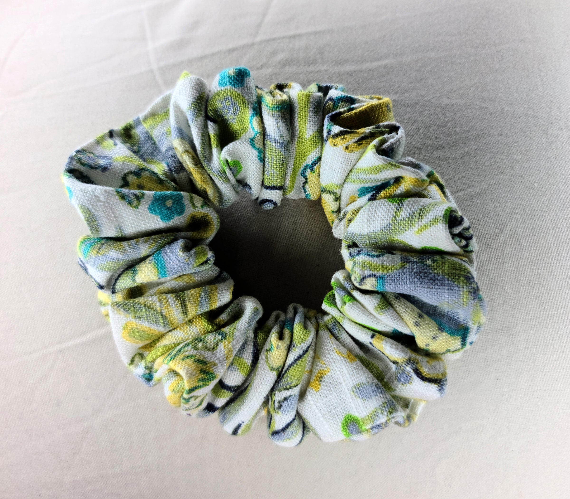 Lime Burst Scrunchie