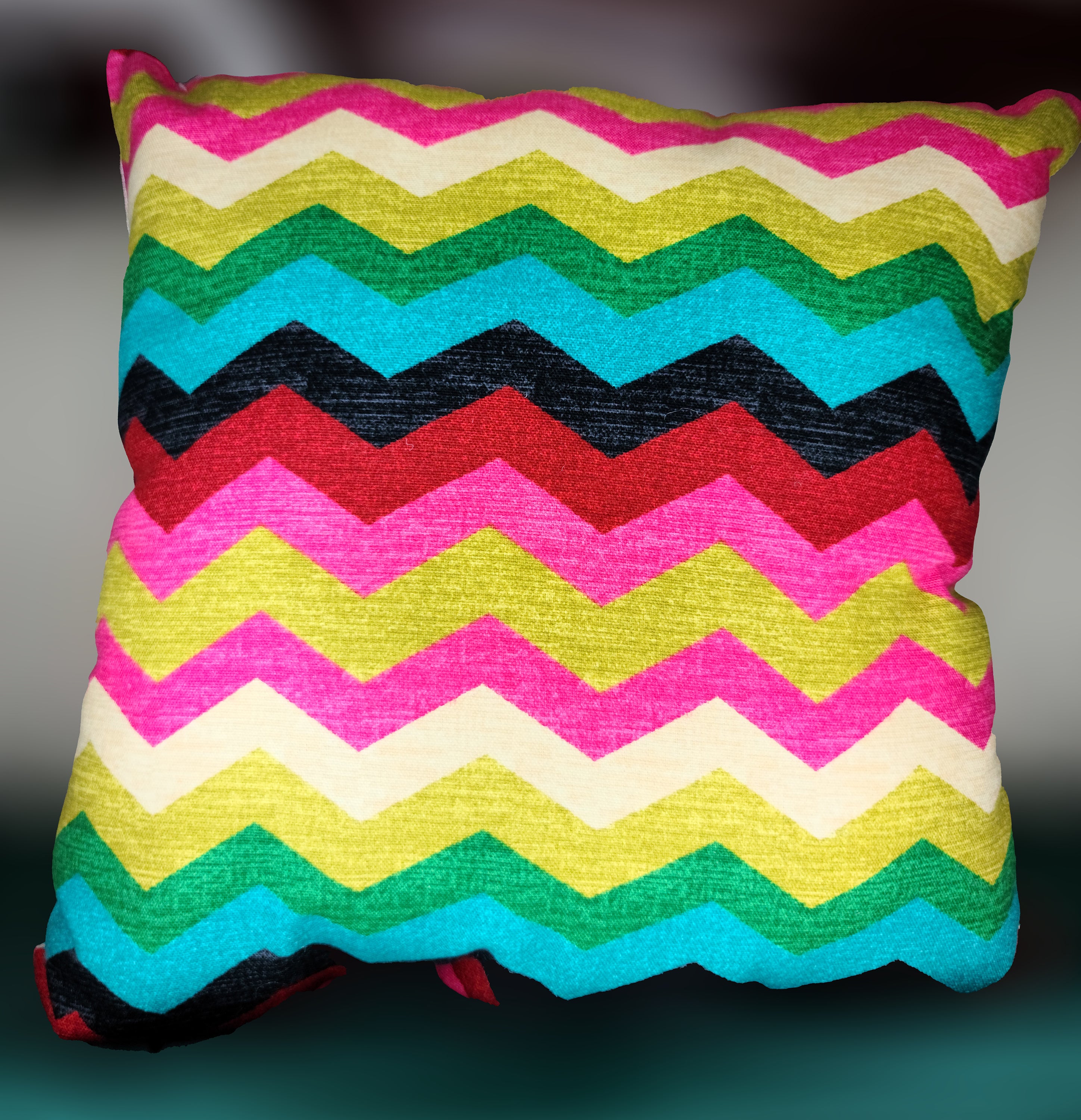 Rainbow Burst Throw Pillow